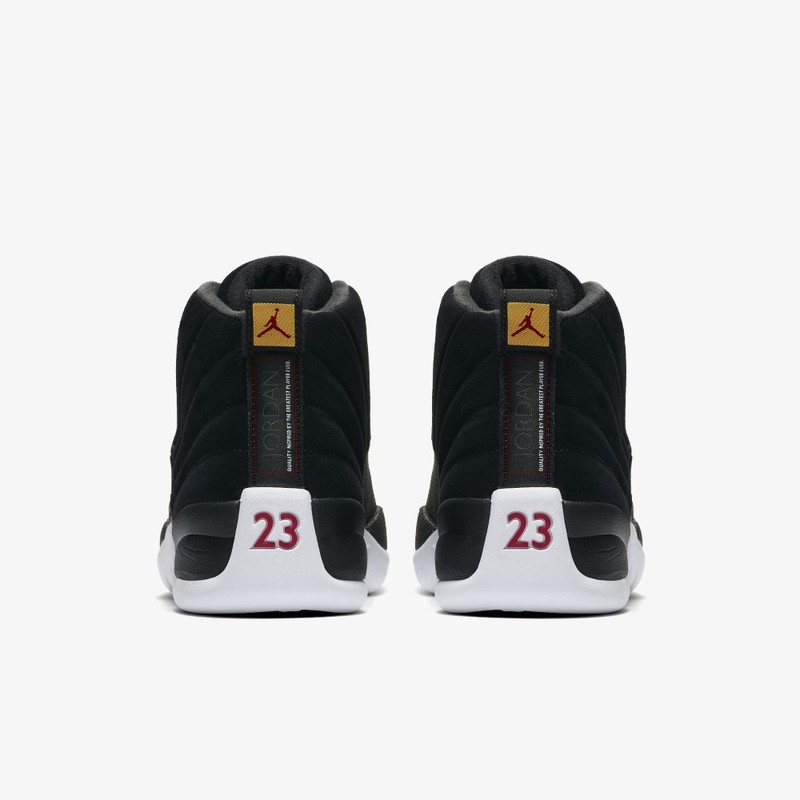 Black white and gold jordan 12 online